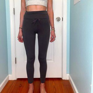 Fabletics Gray Drawstring Legging | Luxe Drawstring Legging